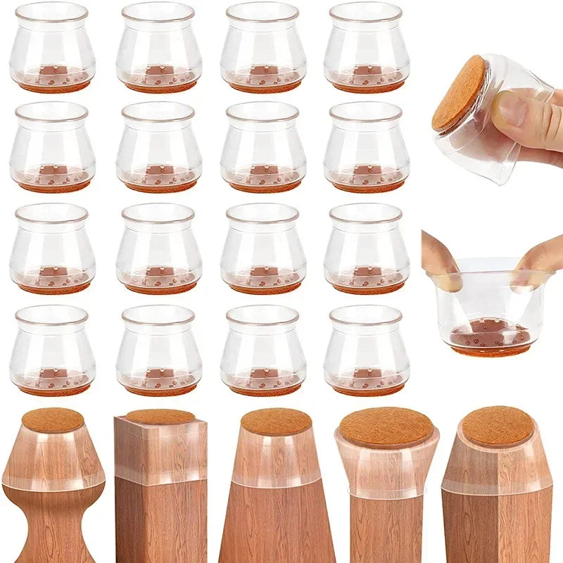 Glide Silicone Furniture Caps | Floor Protector Socks