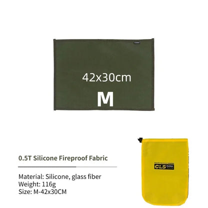Ember Shield Fire Mat | Fireproof BBQ & Campfire Blanket
