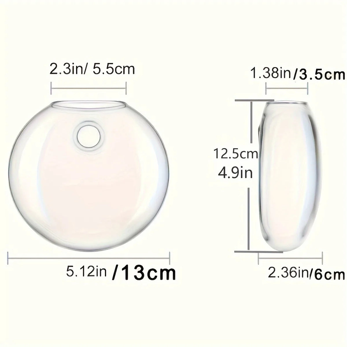 Bubble Wall Terrarium | Hanging Glass Hydroponic Planter