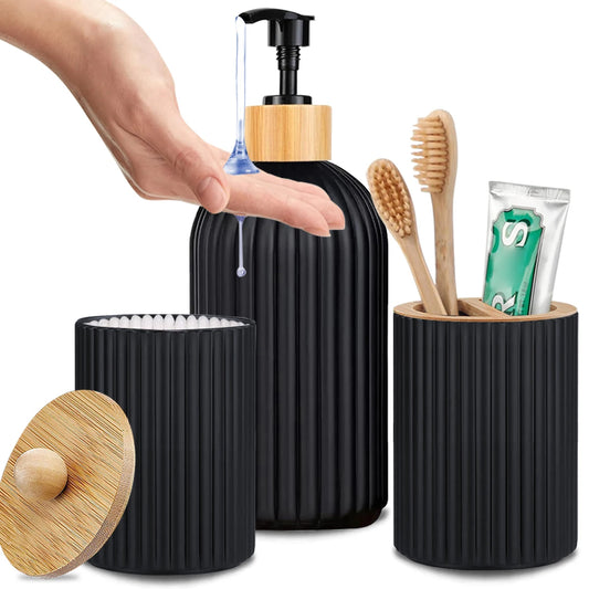 Clean Slate Vanity Set | Soap Dispenser & Bathroom Storage