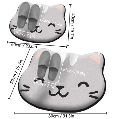 Burrow Critter Bath Mat | Absorbent Flannel Toilet Mat