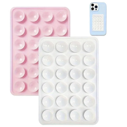 SuctionSquare Phone Holder | Silicone Suction Cup Mount