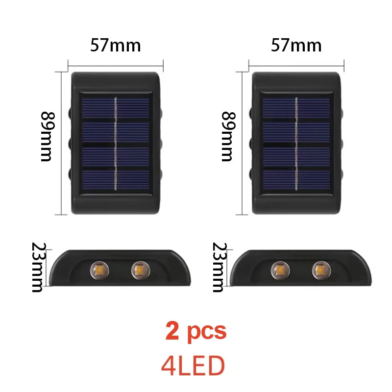 Nightwatch Solar Sensor Light | Waterproof Garden Wall Lamp