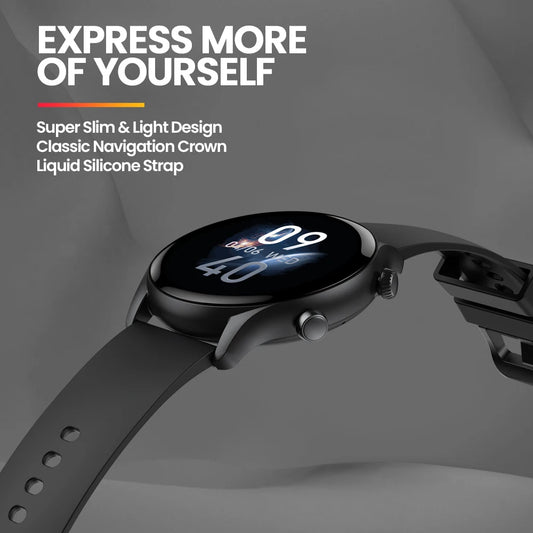 Cadence Call Smartwatch | 1.39" Round HD Fitness Watch