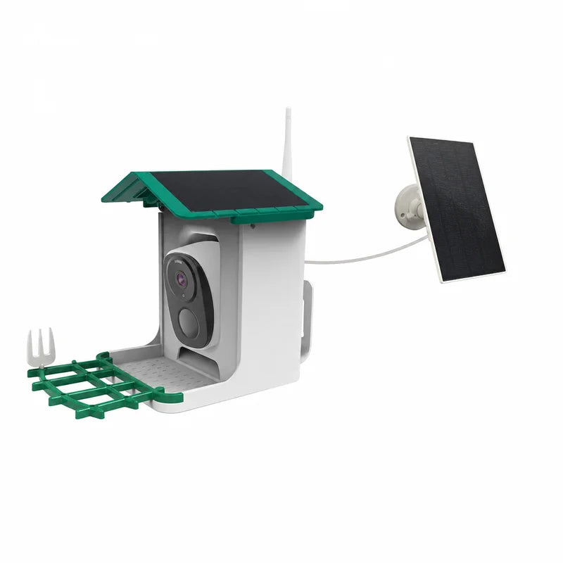 BirdView Solar Feeder Camera | Smart Bird Feeder with Two-Way Audio