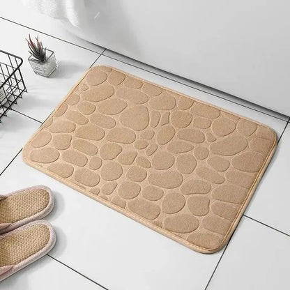StoneStep Bath Mat | Embossed Pebble Anti-Slip Floor Mat