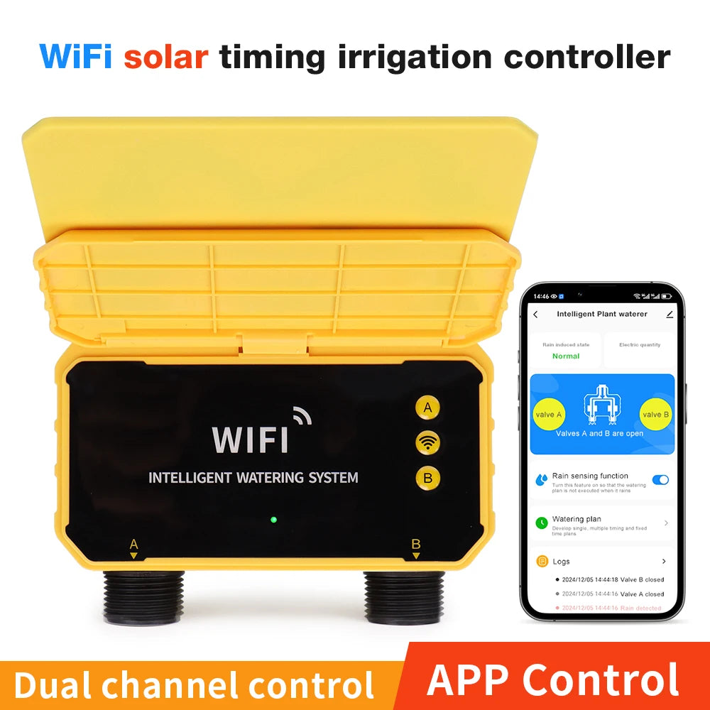 SunDrip Solar Water Timer | Smart Garden Tap Timer with Optional WiFi