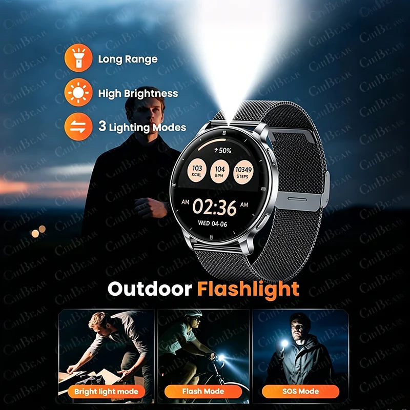 Aura AMOLED Smartwatch | Bluetooth Calling Fitness Watch