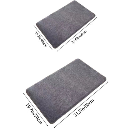 QuickDry Coral Bath Mat | Super Absorbent Non-Slip Mat