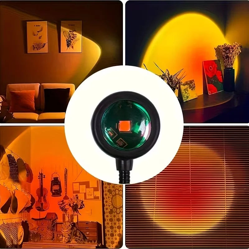 Dusk Halo Sunset Light | USB Mood Projection Lamp