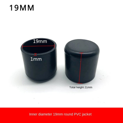 Silent Step Rubber Leg Plugs | Round Furniture Feet Caps