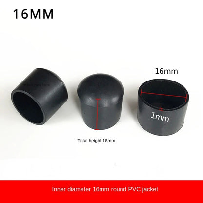 Silent Step Rubber Leg Plugs | Round Furniture Feet Caps