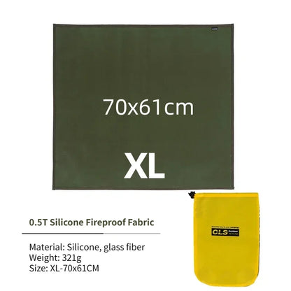 Ember Shield Fire Mat | Fireproof BBQ & Campfire Blanket