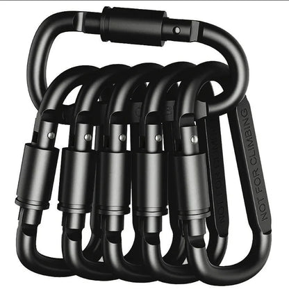 Trailclip Carabiner Set | Aluminium D-Ring Keychain Clips