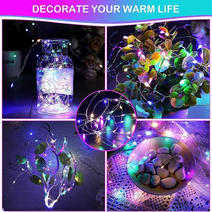 TwinkleWire Fairy Lights | Battery Copper String, 1 to 20m