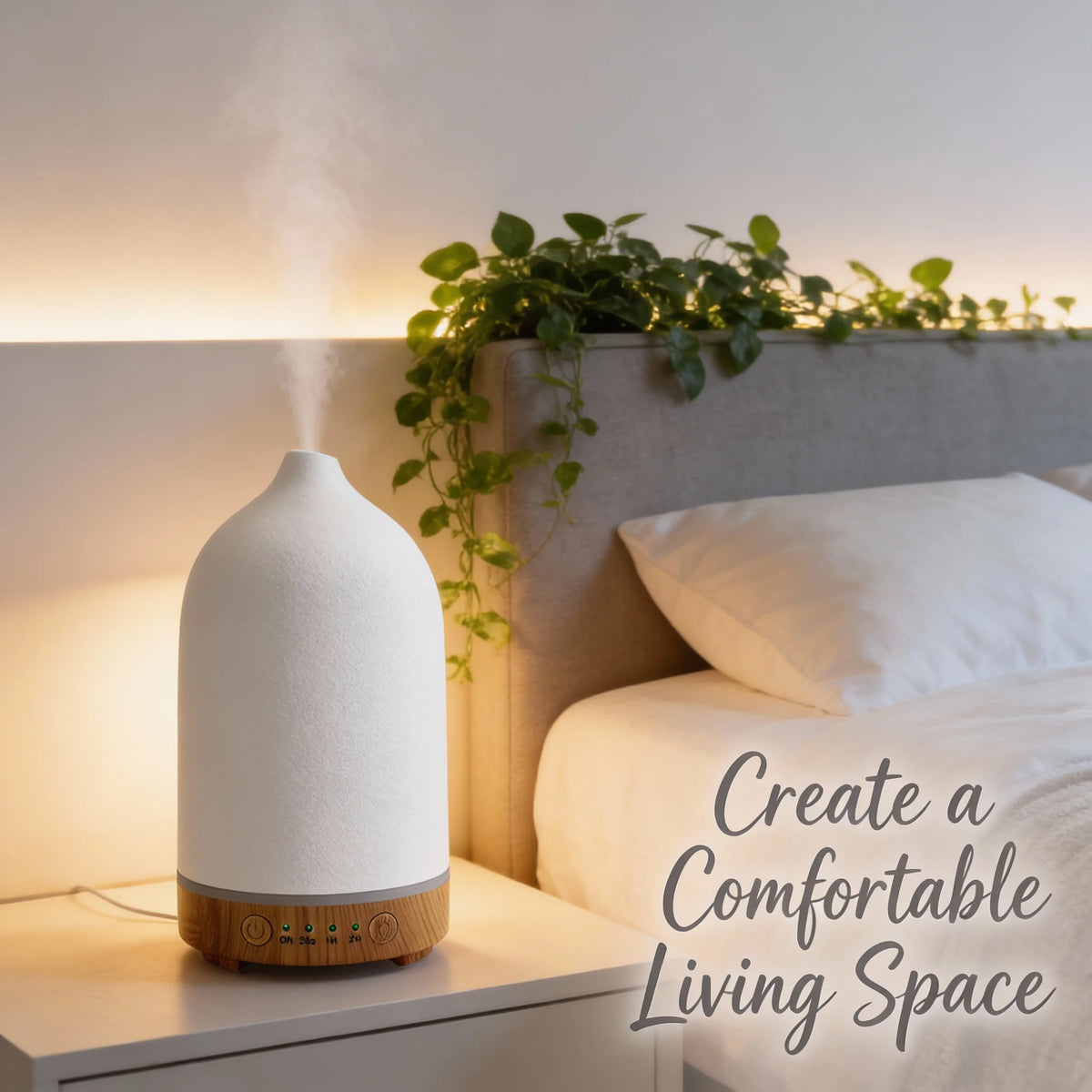 Stoneware Aroma Diffuser | 100ml Ceramic Ultrasonic Diffuser