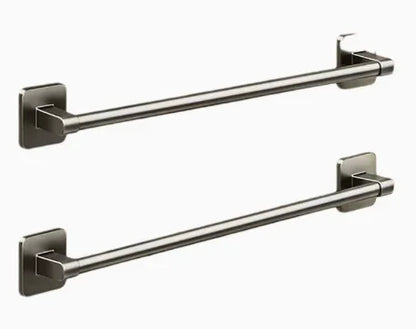 NoDrill Towel Rail | Punch-Free Wall Bar, 30 or 40cm