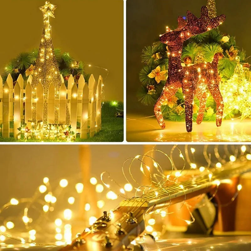 TwinkleWire Fairy Lights | Battery Copper String, 1 to 20m