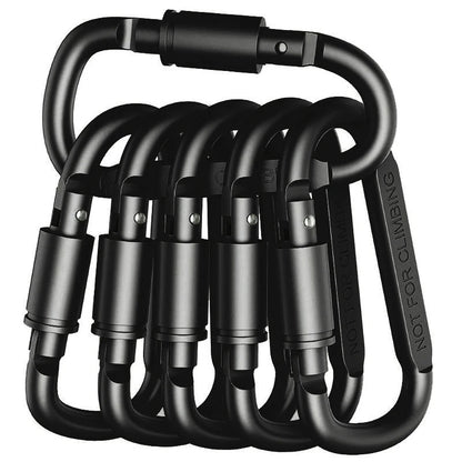 Trailclip Carabiner Set | Aluminium D-Ring Keychain Clips