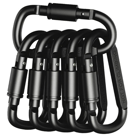 Trailclip Carabiner Set | Aluminium D-Ring Keychain Clips