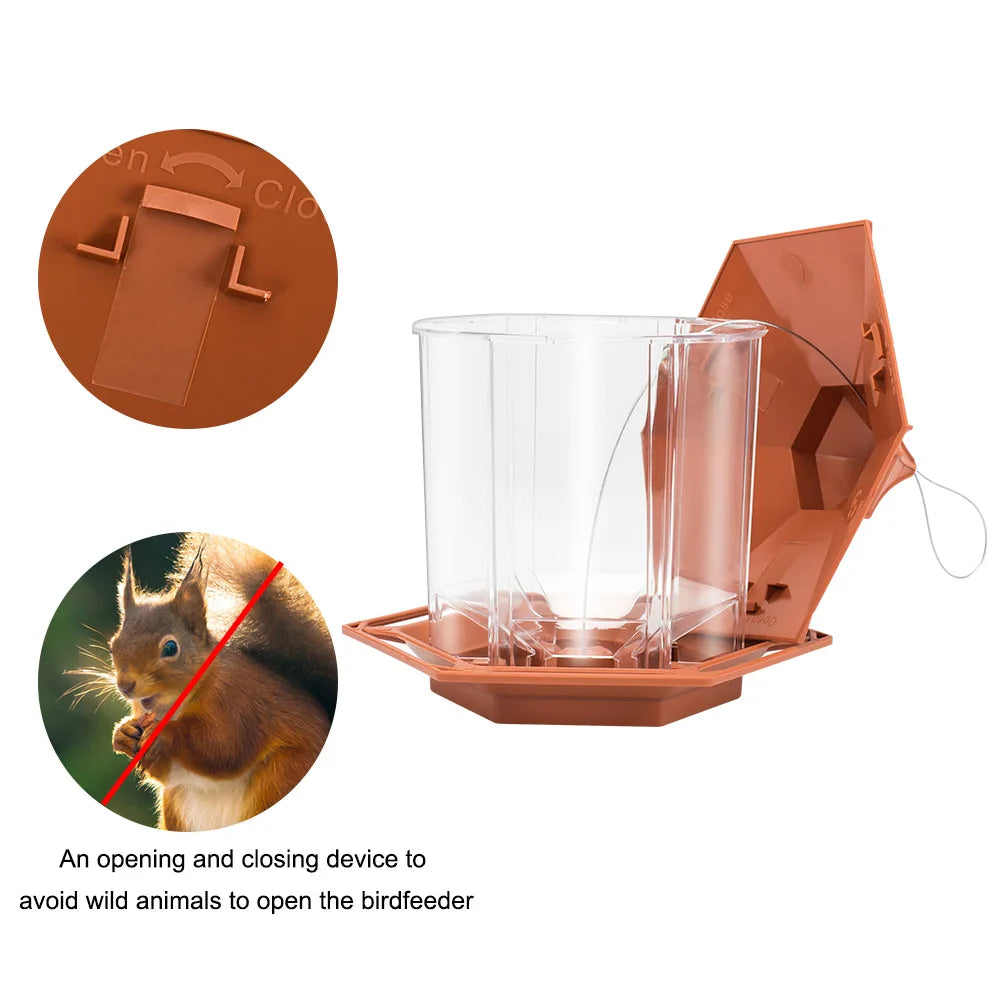 Gazebo Domed Bird Feeder | Hanging Multi-Port Seed House