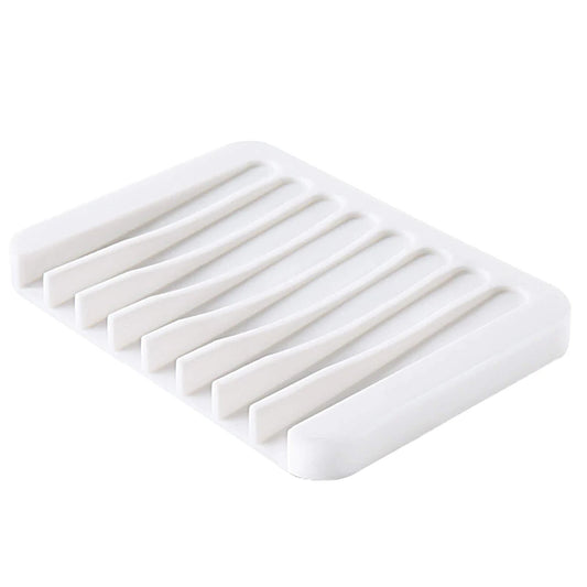 Self-Draining Silicone Soap Dish